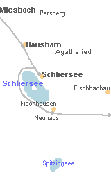 Karte vom Schliersee