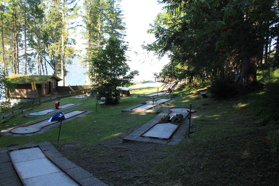 Minigolf-Platz auf der Schliersbergalm.