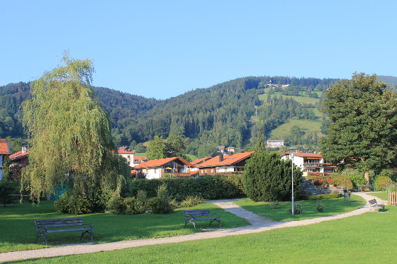 Die letzten Meter des Weges zurück in den Ort Schliersee